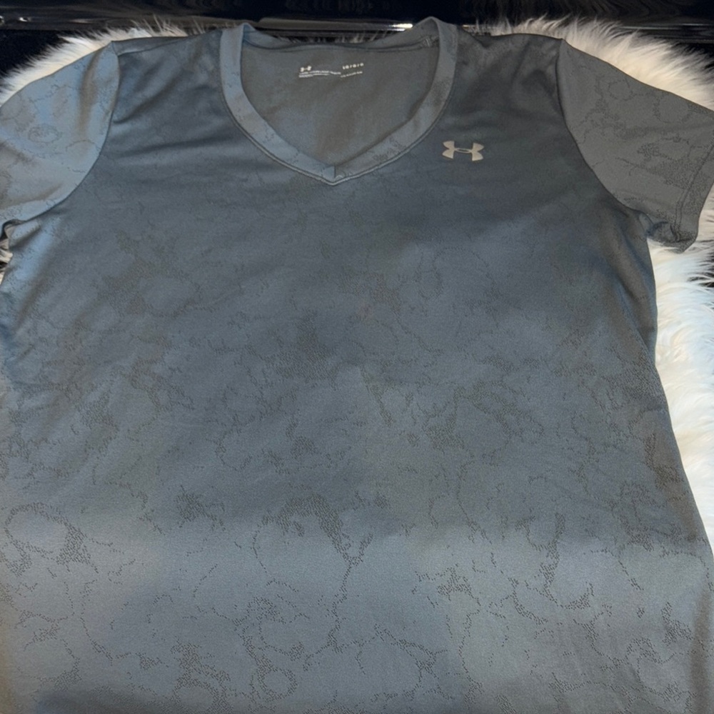 Under Armour Charcoal V-Neck Tee
